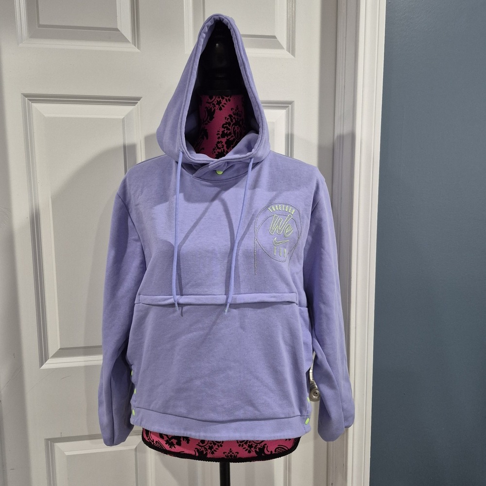 Nike Hoodie Womens XS Lavender Oversized Basketball Together We Fly Sweatshirt‎